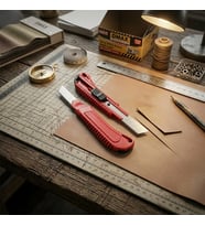 Metal Maket Bıçağı / Falçata - Otomatik Kilitli