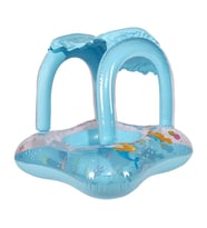Baby Float, 0-5 Yaş, Mavi Renk, Güneşten Koruyan Bebek Yüzme Simidi