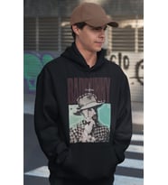 Tasarım Badbunny Rapper Baskılı Unisex Oversize Şarkıcı Hoodie