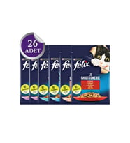 Purina Felix Kuzulu Yetişkin Kedi Maması Yaş Maması 26 X 85 gr
