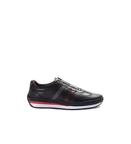 FAST STEP Hakiki Deri Erkek Spor Ayakkabı 856MA1788 (Siyah)