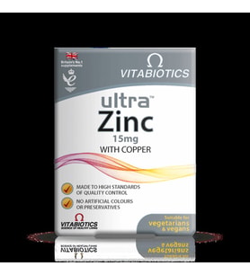 Vitabiotics Ultra Zinc With Copper 15 mg 60 Tablet