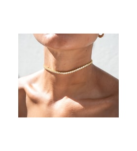 Zirkon Tasma Su Yolu 925 Ayar (Gold)