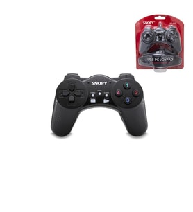 JOYPAD - GAMEPAD SİYAH OYUN KOLU USB KABLO 13 DÜĞME - 8 YÖN TETİKLEYİCİ 1.5MT KABLO (5343)