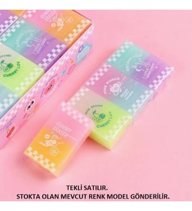 GIPTA K234500 PINK WORLD TRANSPARENT RENKLİ SİLGİ - TEKLİ