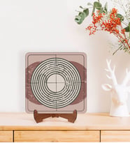 BK Gift Modern Art Tasarımlı Ahşap Standlı Puzzle Çerçeve-12