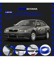 Skoda Octavia Oto Araç Kapı Koruma Fitili 5metre Parlak Mavi Renk