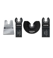 WORX WA5092 4 Parça Universal Metal, Ahşap Kesme ve Raspalama Aksesuar Seti