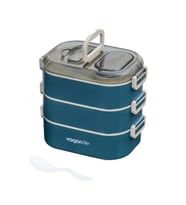 VAGONLİFE PASLANMAZ ÇELİK ÜÇ KATLI YEMEK KABI - LUNCH BOX XC-7083 1450 ML