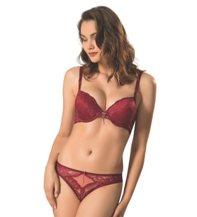 Mulvxbrf Brf02 Brodeli Silikonlu Taşlı Sütyen Takım Kadın 5040 (Mulvix)