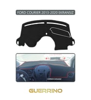 FORD Courier 2013-2020 EkransızTORPİDO KORUMA HALISI GRİ KENAR