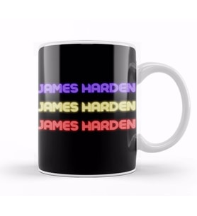 James Harden   Basketball gifts Vintage Retro Rainbow Quotes For BOYS AND Dad Kupa Bardak Porselen