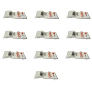 Plastik Çatal Beyaz Renkli Parti Piknik Davet Doğum Günü Çatalı - 18 Cm. - 25 Adetlik 10 Paket