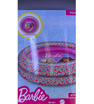 Barbie Lisanslı Şişme Çocuk Havuzu 100 cm - Yuvarlak 3 Boğumlu Bebek ve Çocuk Deniz Havuzu