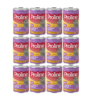 Proline Kuzu Etli ve Havuçlu Pate Et Parçalı Kedi Konservesi 395 Gr*12 Adet (Kahverengi)