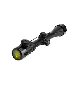 3-9x40 Zoomlu,çıft Işıklı, Av Tüfeği Dürbünü Silah Montaj Kelepçeli