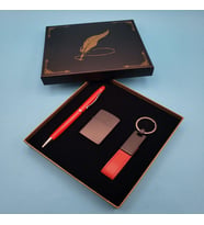 Kırmızı Anahtarlık Çakmak Ve Touchpen Kalem