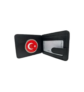 AYYILDIZ BAYRAK TÜRKİYE KREDİ KARTLIK HAKİKİ DERİ