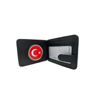 AYYILDIZ BAYRAK TÜRKİYE KREDİ KARTLIK HAKİKİ DERİ