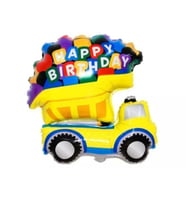 Iş Makinesi Happy Birthday Folyo Balon