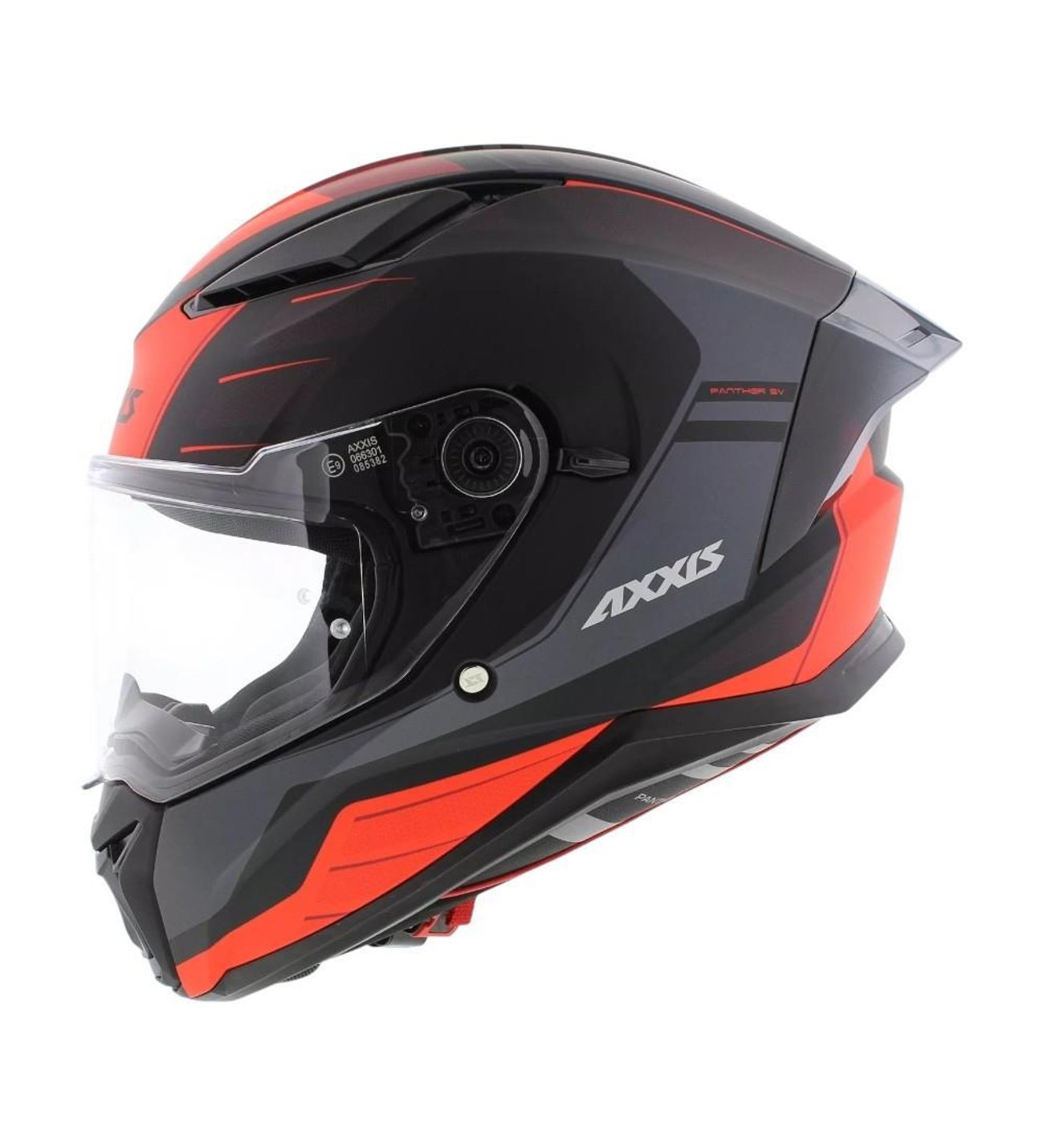 AXXIS PANTHER SV PRESTIGE B5 MATT RED KAPALI KASK