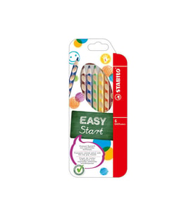 Stabilo Easy Colors Kuru Boya Kalemi 6 Renk Sol El