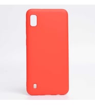 Samsung Galaxy A10 Kılıf İçi Kadife Özel Tasarım Esnek Yumuşak Pürüzsüz (Kırmızı)