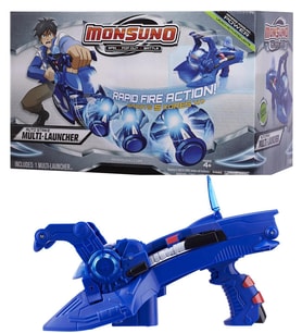 MONSUNO, Lisanslı Auto Strike Multi-Launcher, Mega Kapsülatar - 2'li BONUS Kapsül-Figür SET ile