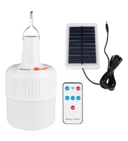 Powermaster MX-V51 Solar Güneş Enerjili Panelli Şarjlı Uzaktan Kumandalı Acil Durum Kamp Lambası Aydınlatma