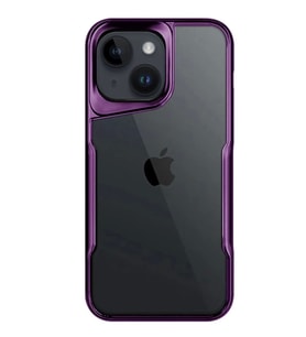 Newface Apple iPhone 15 Kılıf Boyi Silikon Kapak - Derin Mor