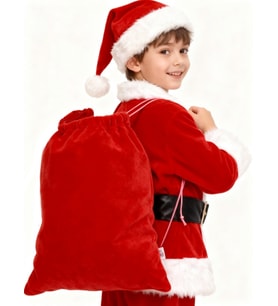Noel Baba Hediye Çuvalı Mini Boy (35X50 cm)