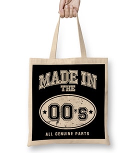 2000s Made In 00s All Genuine Parts Bez Çanta Uzun Saplı