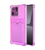 Microsonic Xiaomi Mi 13 Pro Card Slot Shock Kılıf Pembe (Pembe)