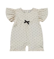 Civil Baby Puan Empirme 6-18 Ay Patiksiz Tulum - Bej