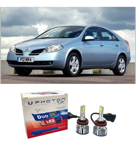 Nissan Primera Led Xenon Kısa Far Ampulü H7 Duo Yeni Seri Beyaz 2003+