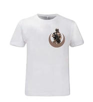 Türk Komando Baskılı T-Shirt (Beyaz)