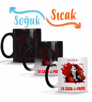 La Casa De Papel Sihirli Kupa Bardak Porselen