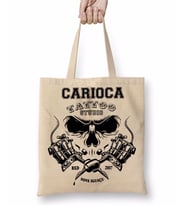 Oficial Carioca Tattoo Studio Bez Çanta Uzun Saplı