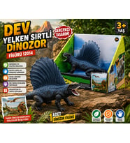 Yelken Sırtlı Dinozor Figürü Gerçekçi Dinozor Oyuncağı Detaylı Tasarım Koleksiyon ve Oyun Figürü