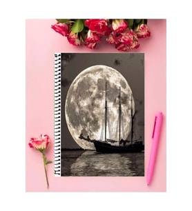 Manzara Defter 1 Adet Özel Tasarım A4 Boyutu 21*29 Cm Telli Çizgili defter