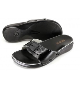 Ceyo 6500  Anatomik Ortopedik Comfort Siyah Kadın Terlik 35-40