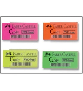 Faber Castell Candy Silgi Kılıflı - 6 adet