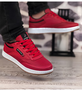 Dragon Erkek Sneaker Spor Ayakkabı (Kırmızı)