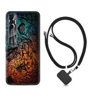 Tecno Spark 6 6 Go 8C 8 Pro 7 7 Pro Kılıf Boyun Askılı Silikon İşaretler Tuval 1716