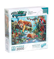 Ks Games Puzzle 2000 Parça Tigers Idyll 22512