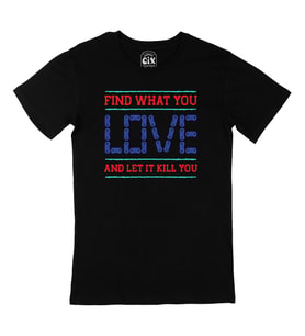 Mavi Find What You Love Siyah Tişört