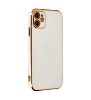 iPhone 12 Kılıf Volet Silikon - Beyaz