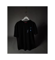 Okçu Baskılı Unisex Oversize Tişört – %100 Pamuk Terletmeyen T-shirt (Siyah)