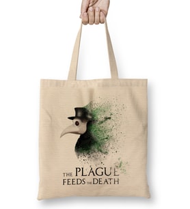 Plague Doctor The Plague Feeds The Death Bez Çanta Uzun Saplı