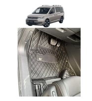 Volkswagen Caddy 2021-2025 Arası Aracına Özel 8d Tek Katmanlı Havuzlu Paspas Takımı (Altın)